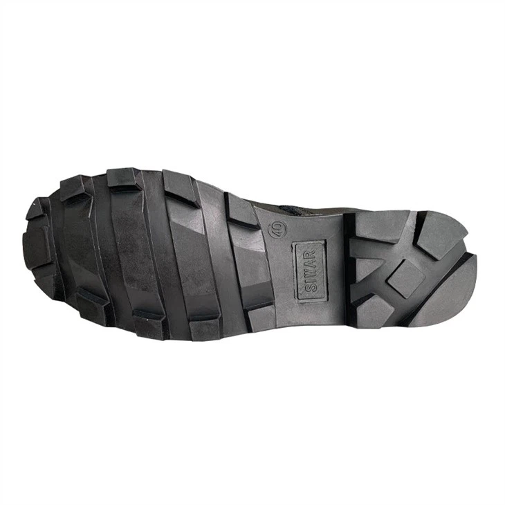 Military Boots Leather With Rubber Sole Combat Boots