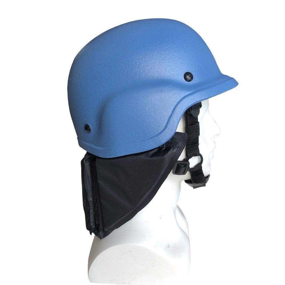 Bulletproof helmet with neck protector Bulletproof helmet with neck protector
